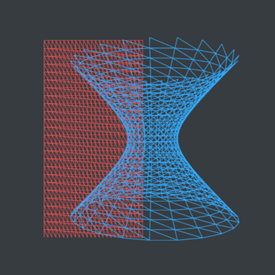 Hyperboloid - Plane